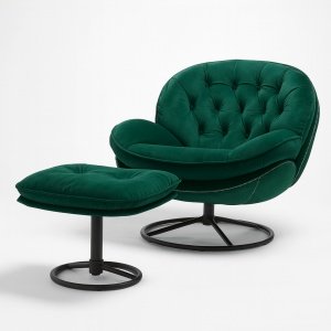 Fotoliu Premium Lounge Noble fara Taburet, 60 x 85 x 82 cm, Homedit