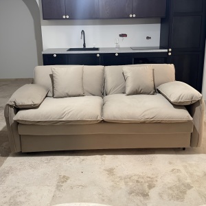 Canapea extensibilă Helsinki din catifea antipată – design premium, confort și eleganță