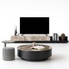 set  masa cafea , Comoda tv extensibila, (180-260) x 40 x 29 cm Nicole, Homedit