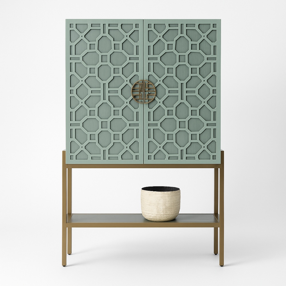 Consola Mobilier Premium Wayfair Addok, 105 x 42.5 x 165 cm