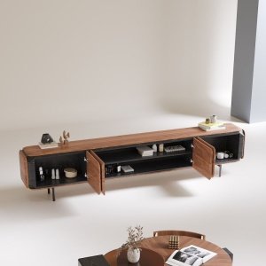 Comoda tv Astra din lemn, 200 x 40 x 55 cm, Homedit