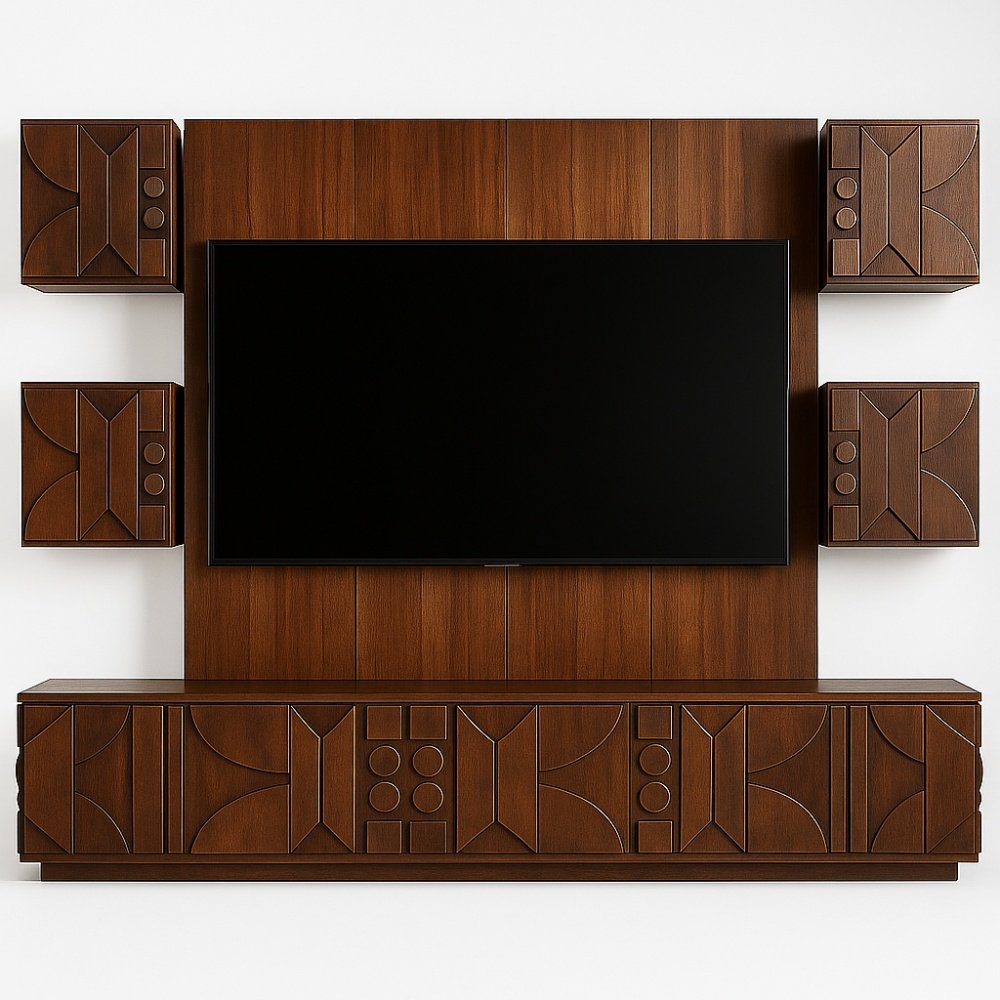 set living premium geotry, lemn de stejar, homedit