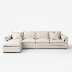 Coltar Alyma bej 3.3 m, realizat din material tehnologic anti-pată, Homedit