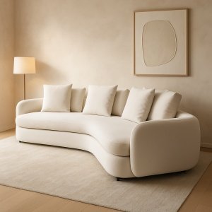 Canapea piele Suedi, 260 x 105 x 65, Homedit