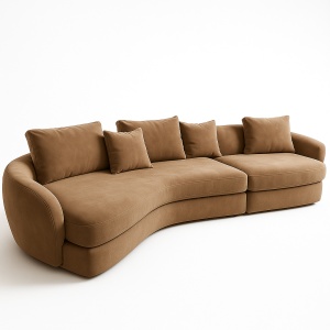 Canapea Suedi Large, 320 x 155 x 65 cm, Homedit