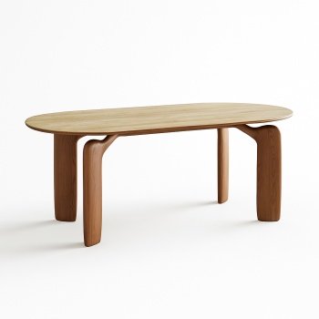 Masa premium Lyon, lemn masiv de frasin si blat din ardezie, maro, 180 x 90 cm, Homedit