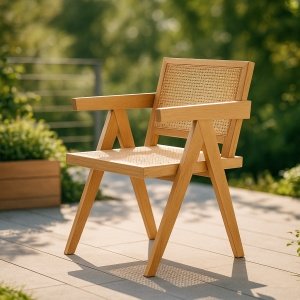 Scaun Premium Din Lemn Masiv natural Strad, 81 x 51 x 52 cm, Homedit
