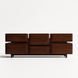 Comodă TV Archi 2 lemn stratificat furnir frasin 180x40x65 | Homedit