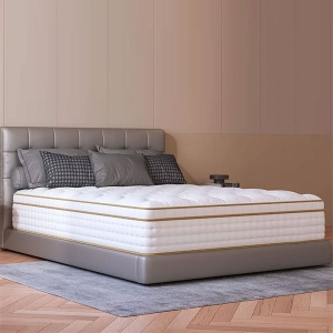 Saltea HOTEL 5* cu spuma de memorie si arcuri 160 x 200 x 25, King 5*, Homedit