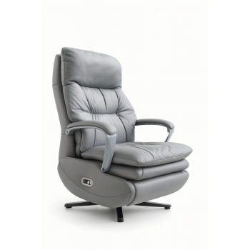 Scaun de birou Nirvana rabatabil cu suport picioare – piele microfibră premium | Homedit