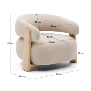 Fotoliu Swing design sculptural și confort compact | Homedit