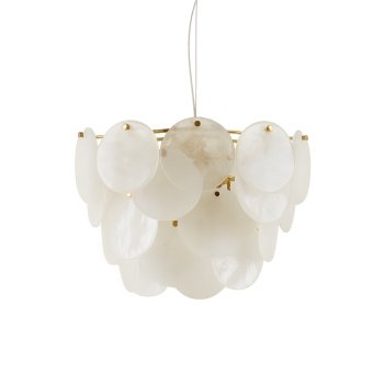 candelabru glinda, metal si sticla, homedit