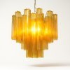 Candelabru Texer iluminat statement din sticlă aurie | Homedit