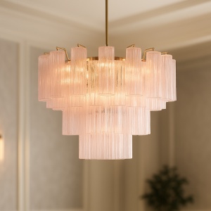candelabru sticla roselle, 70 cm x 52 cm, homedit