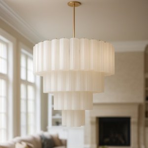 candelabru luretta, elemente de metal si sticla, homedit