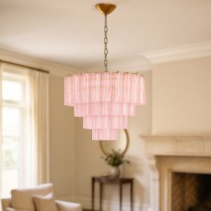 candelabru roselia, sticla si metal, 80 cm x 80 cm, homedit