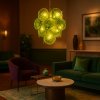 candelabru verto, elemente de sticla si metal, homedit