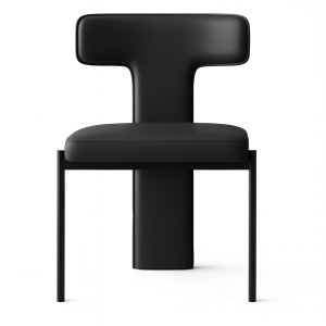 scaun torsia, lemn de frasin si pele, homedit