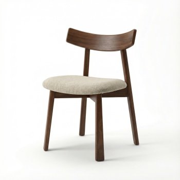 Scaun premium Golian din lemn masiv cu tapiterie de piele sau textil – Homedit