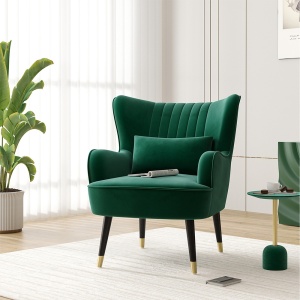 Fotoliu dark green Vesgantti Armchair, 80 x 80 x 102 cm, Homedit