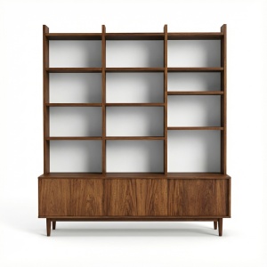 biblioteca lemn 180 x 30 x 180 cm yaris, homedit