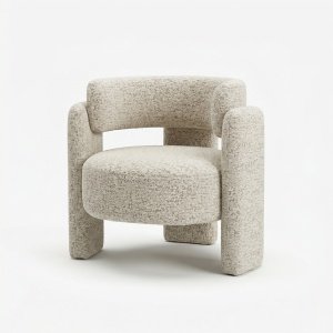 fotoliu Valetta Armchair catifea 3D, 75 x 88 x 75 cm, Homedit