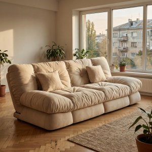 Canapea catifea extensibila, canapea extensibile cu depozitare