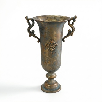 vaza decorativa din fier, 28 x 21 x 48,5 cm Zek, homedit