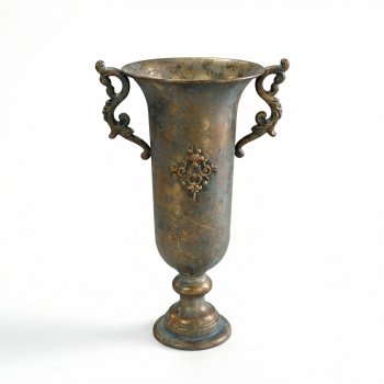 vaza decorativa din fier, 28 x 21 x 48,5 cm Zek, homedit