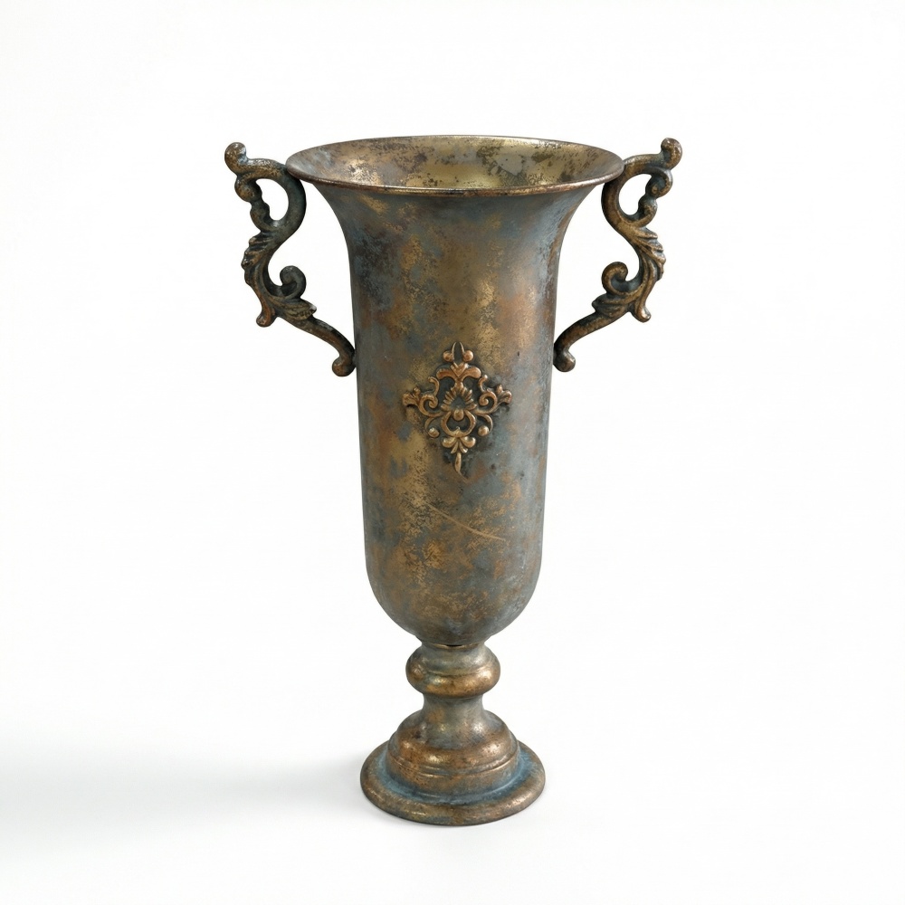 vaza decorativa din fier, 28 x 21 x 48,5 cm Zek, homedit