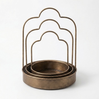 set 3 cosuri de depozitare din fier Lerry, homedit