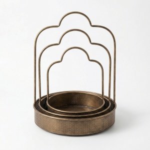 set 3 cosuri de depozitare din fier Lerry, homedit