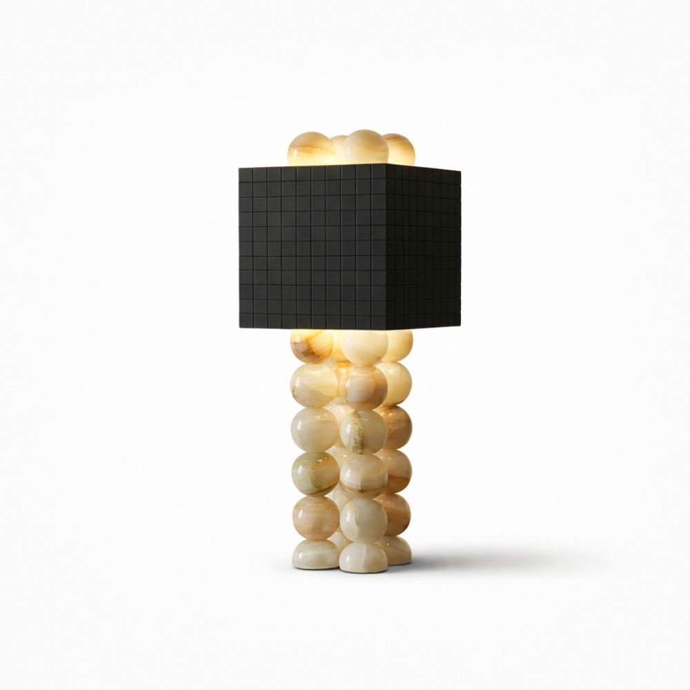 Lampa marmura 45cm h, Stonne, homedit