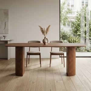 Masa Dinning Arvello,200 x 90 x 75 cm lemn furniruit, Homedit