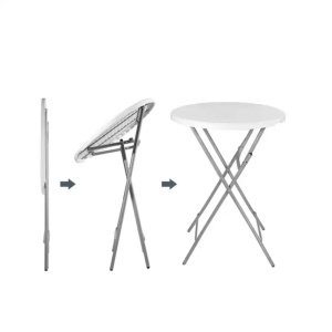 Set 20 mese pliabile pentru bar, masa cocktail 60 cm x 110 cm,bar, Homedit