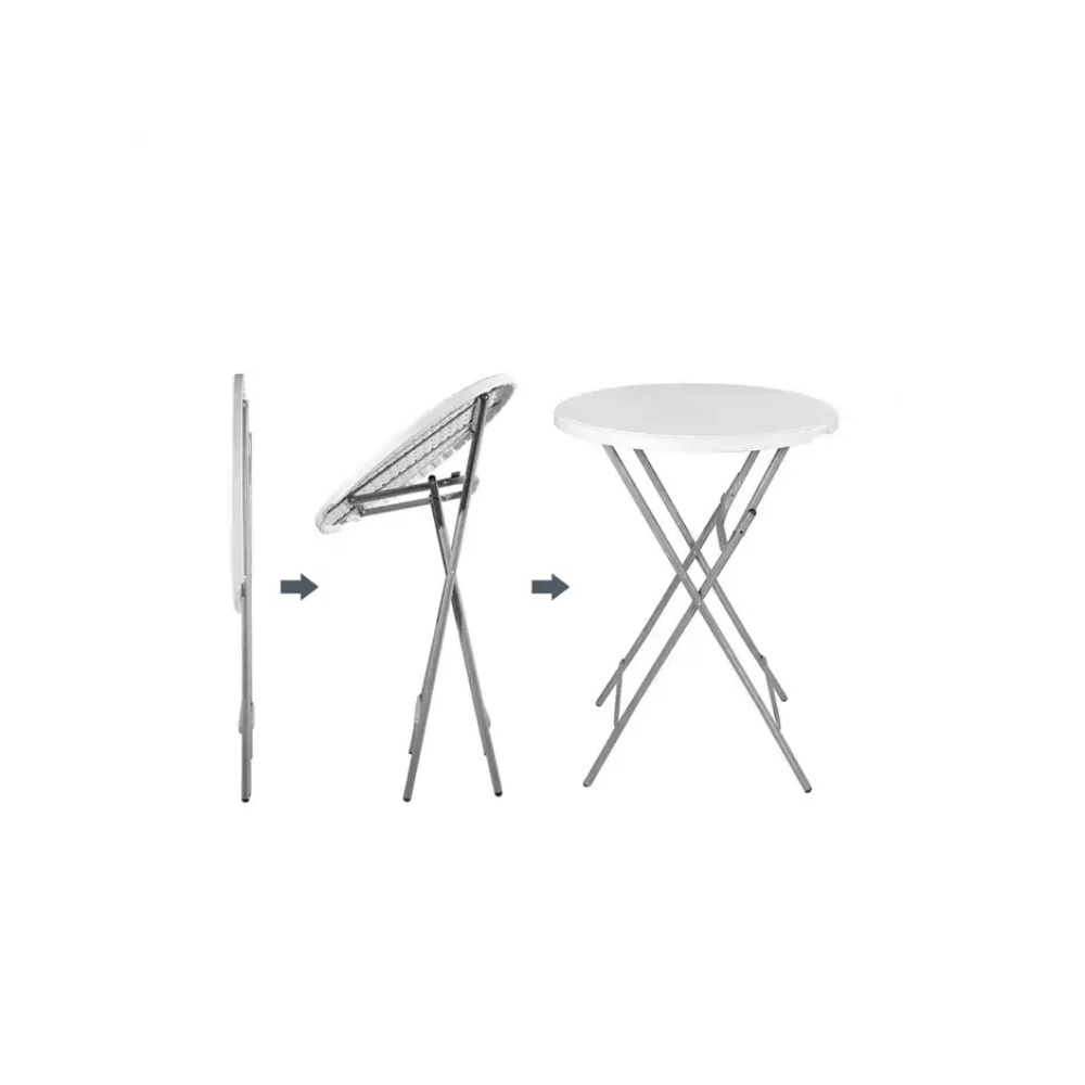 Set 20 mese pliabile pentru bar, masa cocktail 60 cm x 110 cm,bar, Homedit