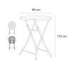 Set 20 mese pliabile pentru bar, masa cocktail 60 cm x 110 cm,bar, Homedit