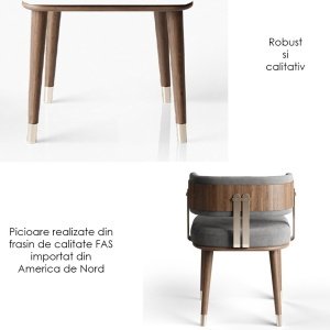 Scaun premium din lemn de frasin Elite Comfort, Homedit