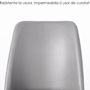 Scaun premium din otel galvanizat Milan, Homedit