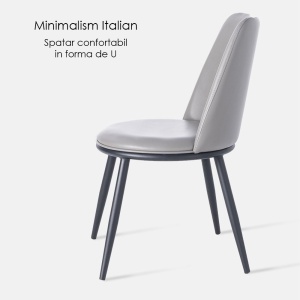 Scaun premium din otel galvanizat Milan, Homedit