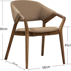 Scaun premium din lemn de frasin Retreat, Homedit