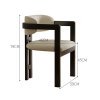 Scaun premium din lemn de frasin Elegance Throne, Homedit