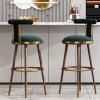 Scaun de bar premium din lemn de frasin si otel Brew, Homedit